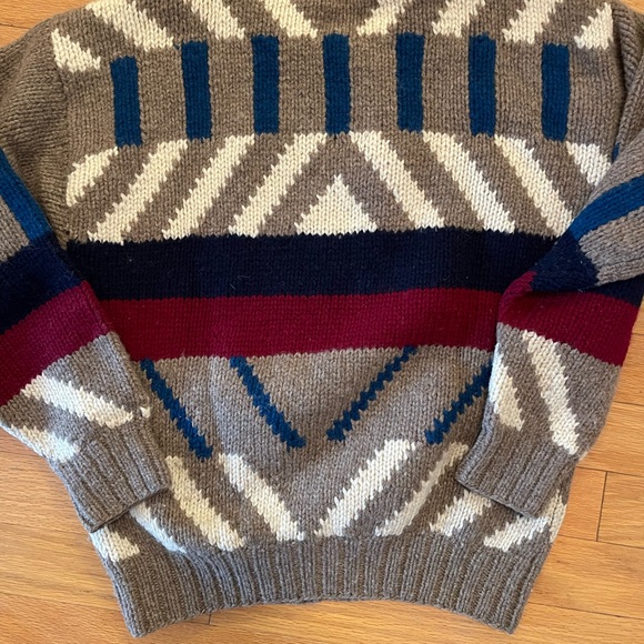 VTG Shetland Wool Henry Grethel Design Crewneck Men’s Sweater Size M - Picture 4 of 4